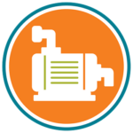 An icon of a pool pump