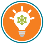 lightbulb chill icon